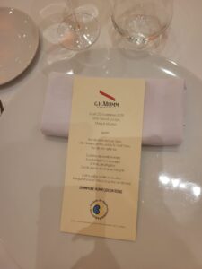 Jeudi - Diner de gala